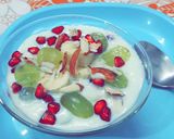 A picture of step 7 of Kesar Flavor Fruit Custard.