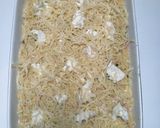 Une image de l'étape 6 de Gratin de pâtes courgettes, lardons, mozzarella.