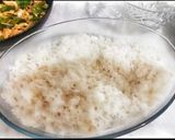 A picture of step 9 of BBQ RICE PLATTER.