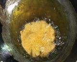 A picture of step 4 of Aloo Puri with nimboo achar.