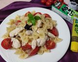 A picture of step 9 of Yuzu Pepper Chicken Pasta.