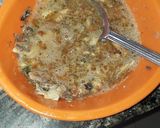 A picture of step 4 of Yam balls and sauce.