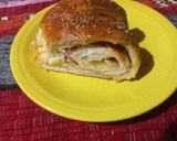Foto del paso 3 de la receta: Corona rellena de jamón y queso