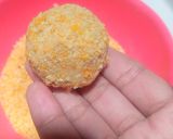 Foto langkah ke 3 dari resep Bola ubi coklat lumer | snack MPASI.