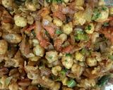 A picture of step 1 of Bread Chole.