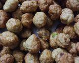 A picture of step 4 of Chicken koftas.