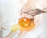 Foto del paso 2 de la receta: Raviolis rellenos de huevo y crema de champiñones