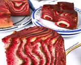 Foto langkah ke 1 dari resep Zebra cake putih telur strawcho lembut dan enak ❤️❤️.