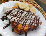 A picture of step 4 of Fruits Loaded French Toast.