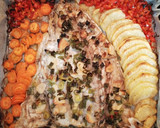 Foto del paso 6 de la receta: Pescado al horno con patatas y zanahorias