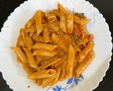 माइक्रोवेव रेड सॉस पास्ता 🍝 रेसिपी चरण 5 फोटो
