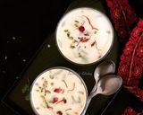 A picture of step 4 of Chanar Payesh (Paneer Kheer, Cottage Cheese Pudding).