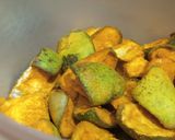 A picture of step 3 of Mango mix achar.