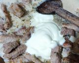 Foto del paso 3 de la receta: Penne Rigatti con lomo de cerdo en salsa blanca