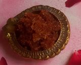 A picture of step 1 of Gulkand Modak.