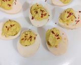 A picture of step 4 of Deviled Eggs.