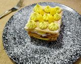 A picture of step 8 of Fresh Mango Mille Feuille(French Napoleon Pastry).
