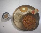 A picture of step 9 of Mashed Aubergine Curry with Pearl Millet bread.