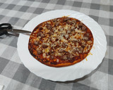 Foto del paso 4 de la receta: Pizza de hamburguesa con cebolla y Queso (invención mía)
