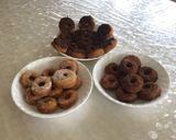 A picture of step 6 of Eggless doughnuts.