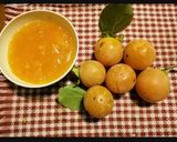Pas rețetă Cremă de mascarpone, ciocolată și curmal japonez (cachi mela) 1 fotografie