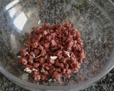 Foto del paso 3 de la receta: Albóndigas de carne y espinacas, en salsa de verduras y brécol