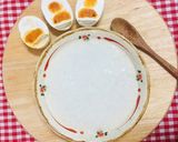 Hình bước làm 3 của món Cháo Trắng Trứng Muối