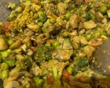 A picture of step 3 of Broccoli Peas Mushroom Dry.