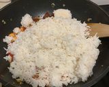Foto langkah ke 6 dari resep Nasgor Lup chong dan Telur (Resep No.102).