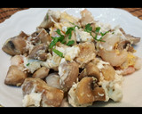 Foto del paso 7 de la receta: Revuelto de champiñones con gambas