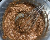 Hình bước làm 1 của món Bánh Brownie yến mạch đỗ đen đậu đỏ