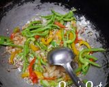 A picture of step 1 of Sambar Masala and Bell Pepper Rice.