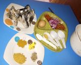 A picture of step 1 of Fish roll.