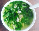 Hình bước làm 4 của món Canh cải bẹ xanh nấu cá thác lác