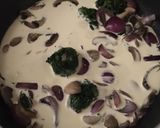 A picture of step 5 of Chorizo and Spinach Creamy Pasta.
