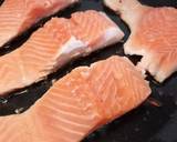 Pan fried salmon on an open jacket with dill and butter recipe step 2 photo