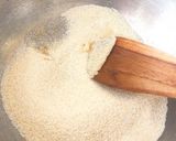 A picture of step 1 of Chocolate Halwa/Sheera.