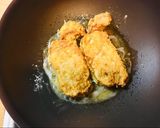 香煎里肌佐地瓜鮮蝦花的食譜步驟5照片