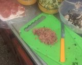 Foto del paso 3 de la receta: Portobellos rellenos de jamón crudo, verdeo, roque y crema