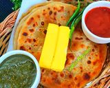 आलू के स्वादिष्ट पराठे (Aloo ke swadisht parathe recipe in Hindi) रेसिपी चरण 6 फोटो