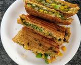 A picture of step 3 of Corn cheese sandwich.