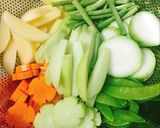 Hình bước làm 1 của món Rau Củ Luộc Chấm Muối Mè