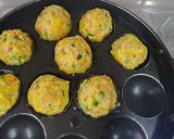 A picture of step 5 of Veggie Cheesy Corn Bombs.