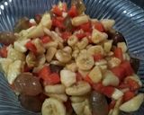 A picture of step 2 of FRUIT CHAAT😋.