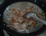 A picture of step 1 of Hariyali paneer.