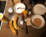 Zabpelybes muffin banánnal és mogyoróvajjal 🍌🥜🧁 recept fázis 1 fotója