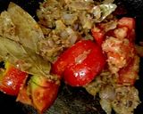 A picture of step 11 of Bengali Luchi, aloo'r dom.