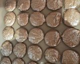 Pas rețetă Macarons cu caramel/ciocolată 11 fotografie