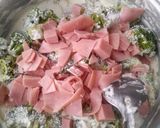 Foto del paso 3 de la receta: Brócoli con queso y jamón