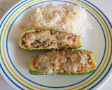 Foto del paso 5 de la receta: Calabacitas rellenas de quinoa y pollo